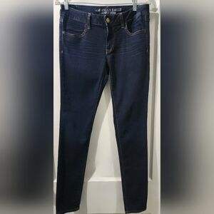 American Eagle Outfitters Women Dark Blue Jeggings size 8